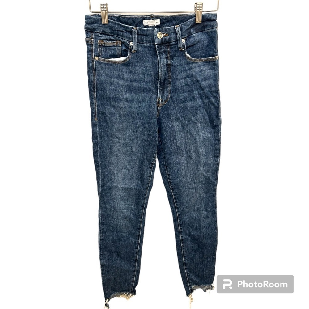 Good American Good Legs Skinny Jean Indigo 306 Size 4/27 EUC E0596